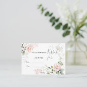 Rosa Blumenblätterung Wie viele Küsse im Jar Platzkarte (Stehend Vorderseite)