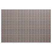 rosa Blumenblock Wiederholmuster Stoff (Yard (91,4 cm))