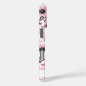 Rosa Blumenblumen Case-Mate iPhone Hülle (Rückseite / Rechts)