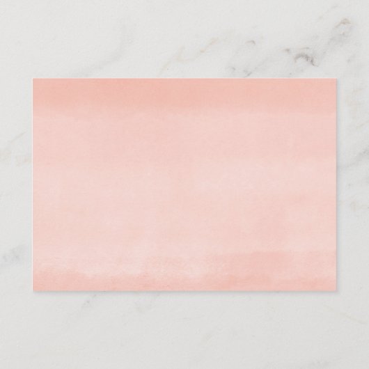 Rosa Blumenbücher für kleine Mädchen Begleitkarte (Rückseite)