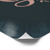 Rosa Blumendesign für das Grandma-Zitat des Mutter Poster (Ecke)