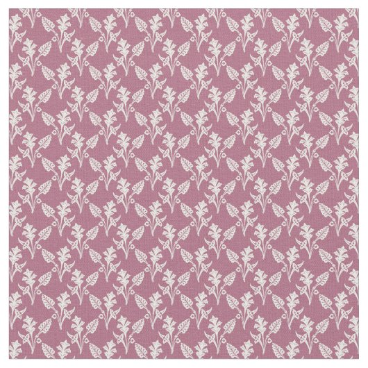 Rosa Blumendesigns Stoff (Nahaufnahme)