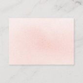 Rosa Blumendusche Bücher für Baby Begleitkarte (Rückseite)