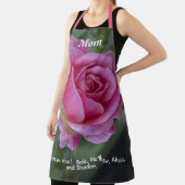 Rosa - Blumenfotografie - Muttertag - Text Schürze (InSitu)