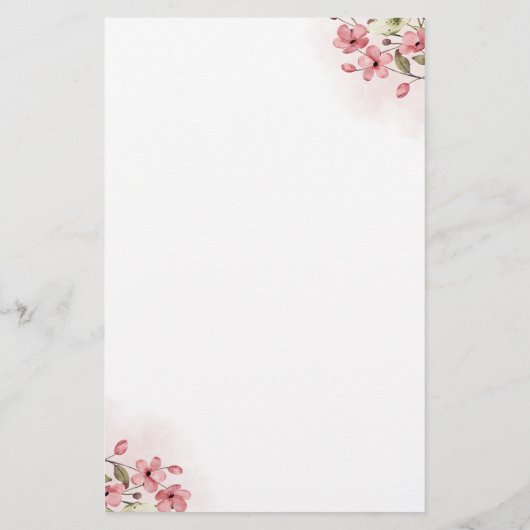 Rosa Blumengerichte Flyer (Hinten)