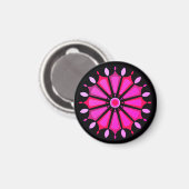 Rosa Blumengeschenk Magnet (Vorderseite/Rückseite)