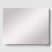 Rosa Blumengestelle Gästebuch (Rückseite)