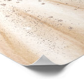 Rosa Blumengestelle Rose Bogen Sweet 16 willkommen Poster (Ecke)