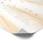 Rosa Blumengestelle Rose Bogen Sweet 16 willkommen Poster (Ecke)