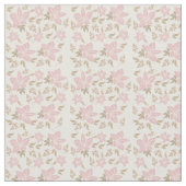 Rosa Blumengewebe Stoff (Nahaufnahme)