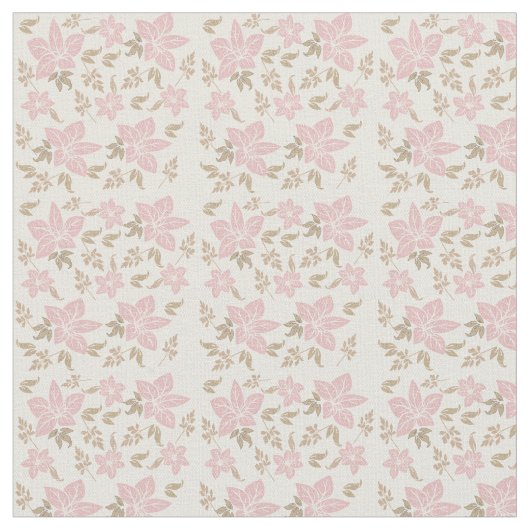 Rosa Blumengewebe Stoff (Nahaufnahme)