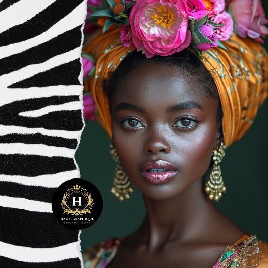 Rosa Blumengoddess Portrait Decoupage Seidenpapier