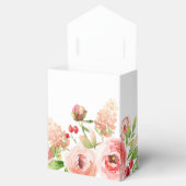 Rosa Blumengrün Girl Babydusche Geschenkschachtel (Geöffnet)