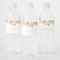 Rosa Blumengrün Girl Babydusche