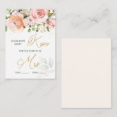 Rosa Blumengrün Wie viele Küsse im Jar En Begleitkarte (Vorne/Hinten)