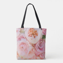Rosa Blumenhochzeit Tasche