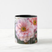 Rosa Blumenkaffeetasse Tasse (Zentrum)