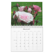 Rosa Blumenkalender der Rosen-2011 Kalender (Mär 2027)