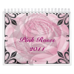 Rosa Blumenkalender der Rosen-2011 Kalender