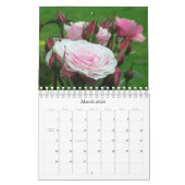Rosa Blumenkalender der Rosen-2011 Kalender (Mär 2026)