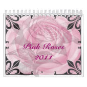 Rosa Blumenkalender der Rosen-2011 Kalender (Titelbild)