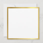 Rosa Blumenkalligrafie Bridal Dusche Einladung (Rückseite)