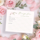 Rosa Blumenkochkarte für das Brautparty