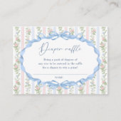 Rosa Blumenkohlentaucher-Raffelkarte Begleitkarte (Vorderseite)