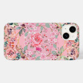 Rosa Blumenkranz, Blume Überlast Case-Mate iPhone Hülle (Rückseite (Horizontal))