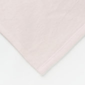 Rosa Blumenkreuz Fleecedecke (Ecke)