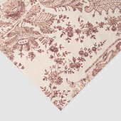 Rosa Blumenlatte mit Rose Seidenpapier (Ausschnitt)