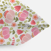 Rosa Blumenmädchen Name Pillow Kissen