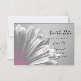 Rosa Blumenmarken Hochzeit speichern das Datum Save The Date