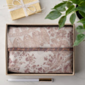 Rosa Blumenmatte mit Rose Seidenpapier (Geschenk)
