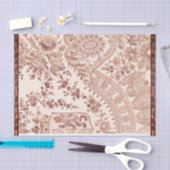 Rosa Blumenmatte mit Rose Seidenpapier (Handwerk)