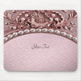 Rosa Blumenmauspad Mousepad