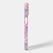 Rosa Blumenmuster Case-Mate iPhone Hülle (Rückseite / Rechts)