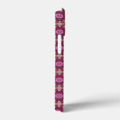 Rosa Blumenmuster Case-Mate iPhone Hülle (Rückseite / Rechts)