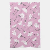 Rosa Blumenmuster-Design - Elegante Blume Art Geschirrtuch (Vertikal)