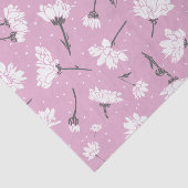 Rosa Blumenmuster-Design - Elegante Blume Art Seidenpapier (Ausschnitt)