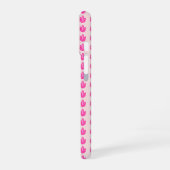 Rosa Blumenmuster-Handyhülle iPhone 16 Hülle (Linke Seite)