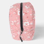 Rosa Blumenmuster im Landstil Waschbeutel (Rechts)