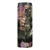 Rosa Blumenmuster Kunst von Renee Lavoie Thermosbecher (Rückseite)
