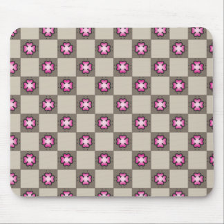 rosa Blumenmuster Mousepad