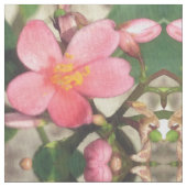 Rosa Blumenmuster Stoff (Nahaufnahme)