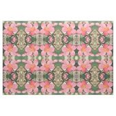 Rosa Blumenmuster Stoff (Fat Quarter (45,7 x 55,9 cm))