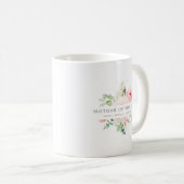 Rosa Blumenmutter der Groom-Kaffee-Tasse Kaffeetasse (VorderseiteRechts)