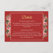 Rosa Blumenperle Moderne chinesische Hochzeitsdeta