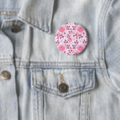 Rosa Blumenplaner mit eleganten Blüten Button (Beispiel)