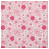 Rosa Blumenprint Klassischer Stoff (Muster)